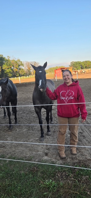 Reins of Love sweatshirt in the Wild!